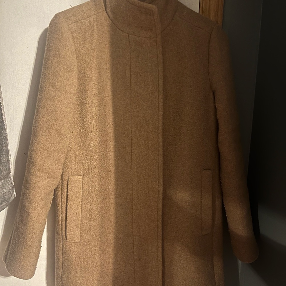 J. Crew Factory Camel coat